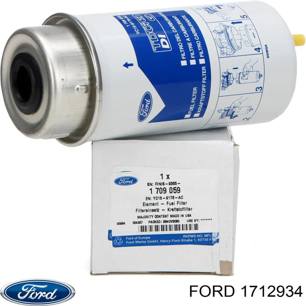 Filtro combustible Ford 1712934 precio, desde 31,44 EUR