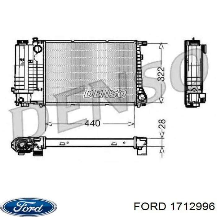 Sensor de luz Ford 1712996