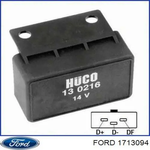 1692102 Ford soporte del radiador superior