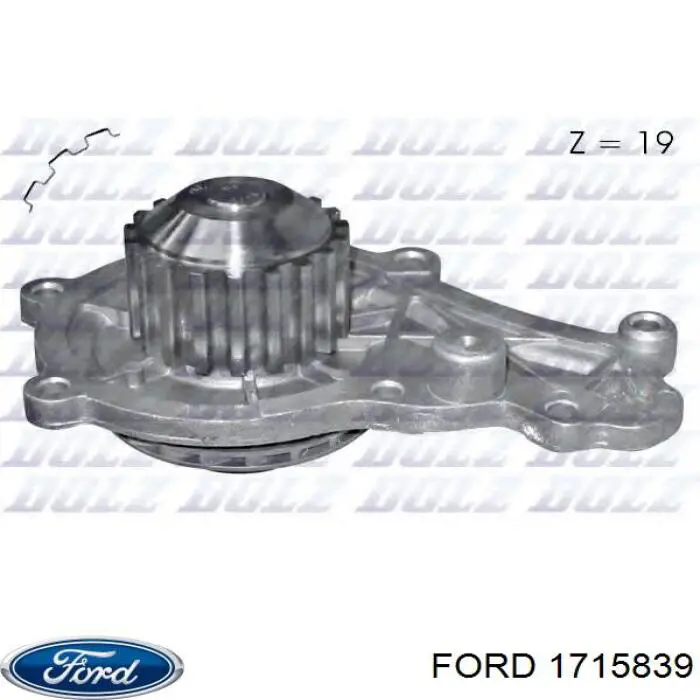Motor de agua Ford 1715839