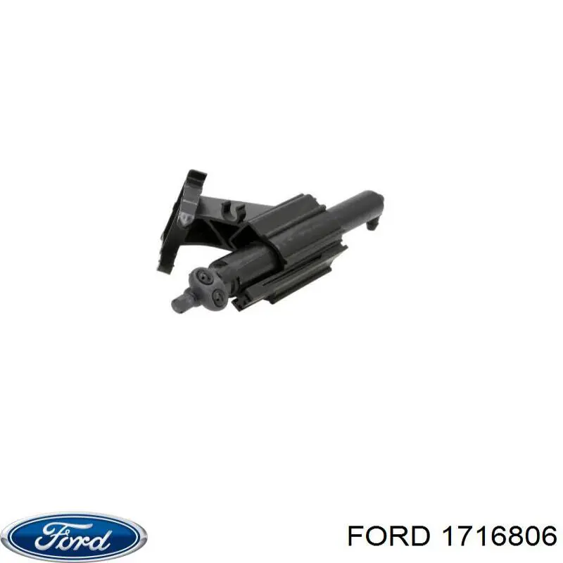 1716806 Ford tobera de agua regadora, lavado de faros, delantera izquierda