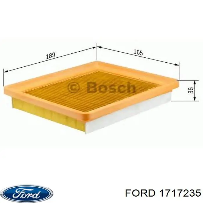 El filtro de aire Ford 1717235 precio, desde 14,18 EUR