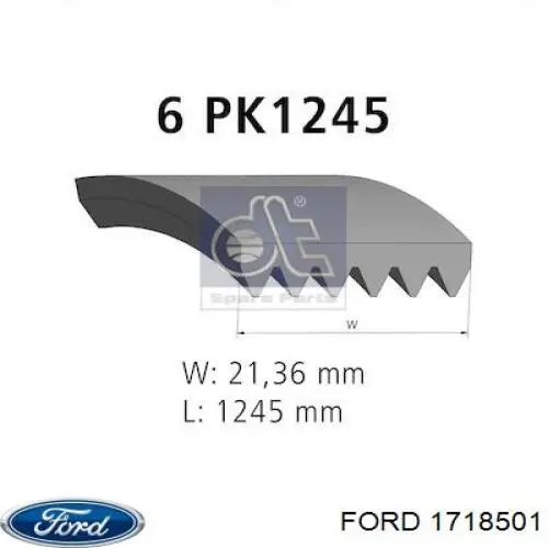 Brazo inferior trasero izquierdo/derecho Ford 1718501 precio, desde 74,96 EUR