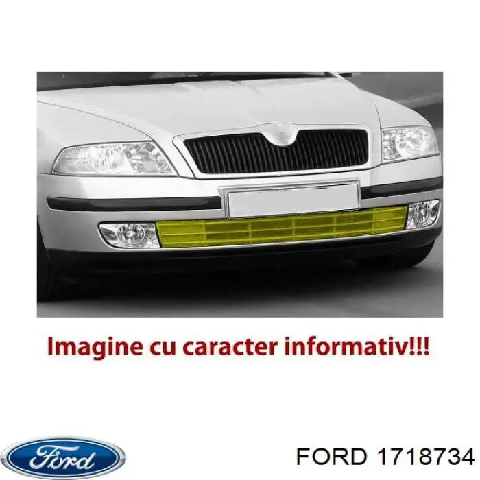 Rejilla de ventilación, paragolpes delantero, central Ford 1718734 precio, desde 18,36 EUR