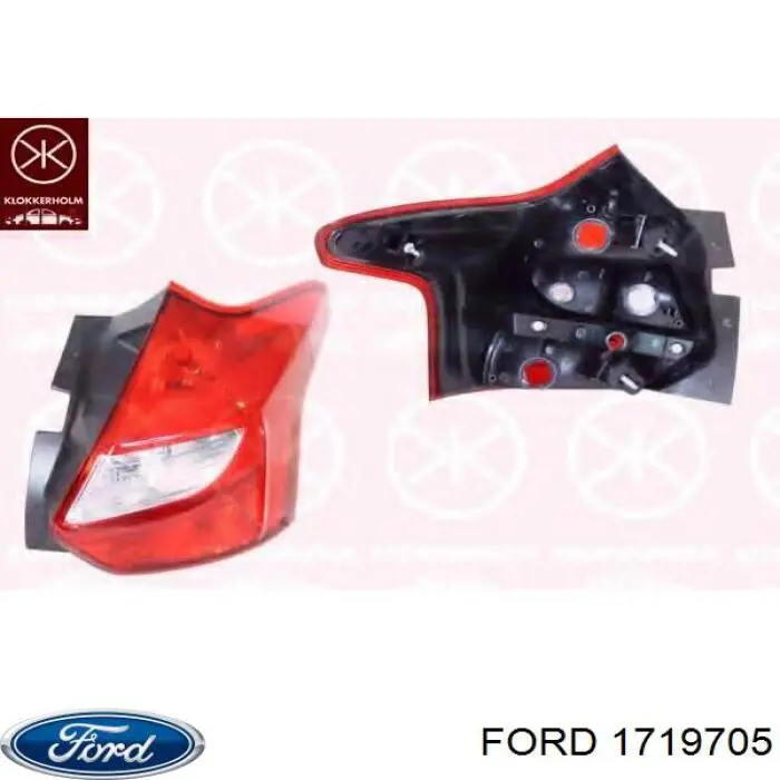 1708832 Ford piloto posterior derecho