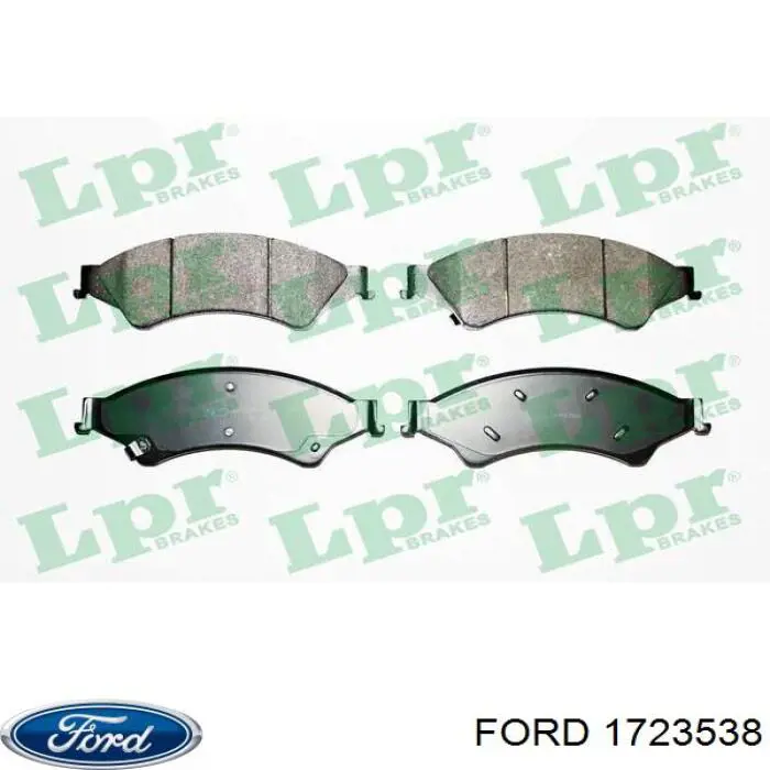 Pastillas de freno 1723538 Ford