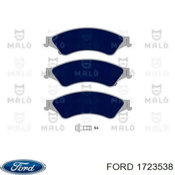 1723538 Ford pastillas de freno delanteras