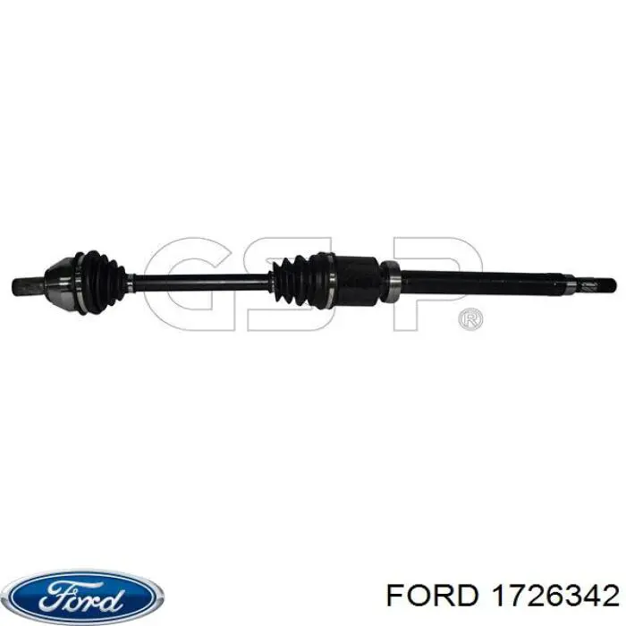 1512662 Ford árbol de transmisión delantero derecho