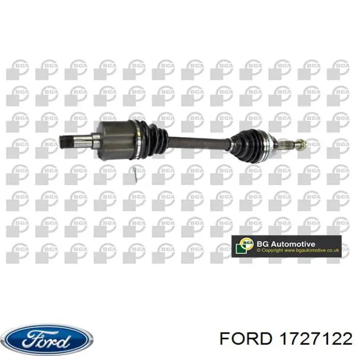 1727122 Ford árbol de transmisión delantero izquierdo