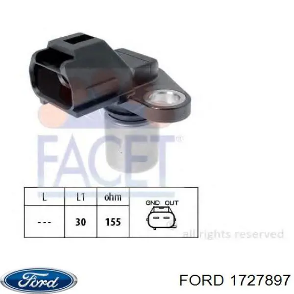 1727897 Ford sensor de cigüeñal