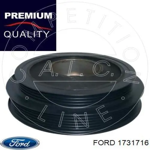 Polea de cigüeñal 1731716 Ford
