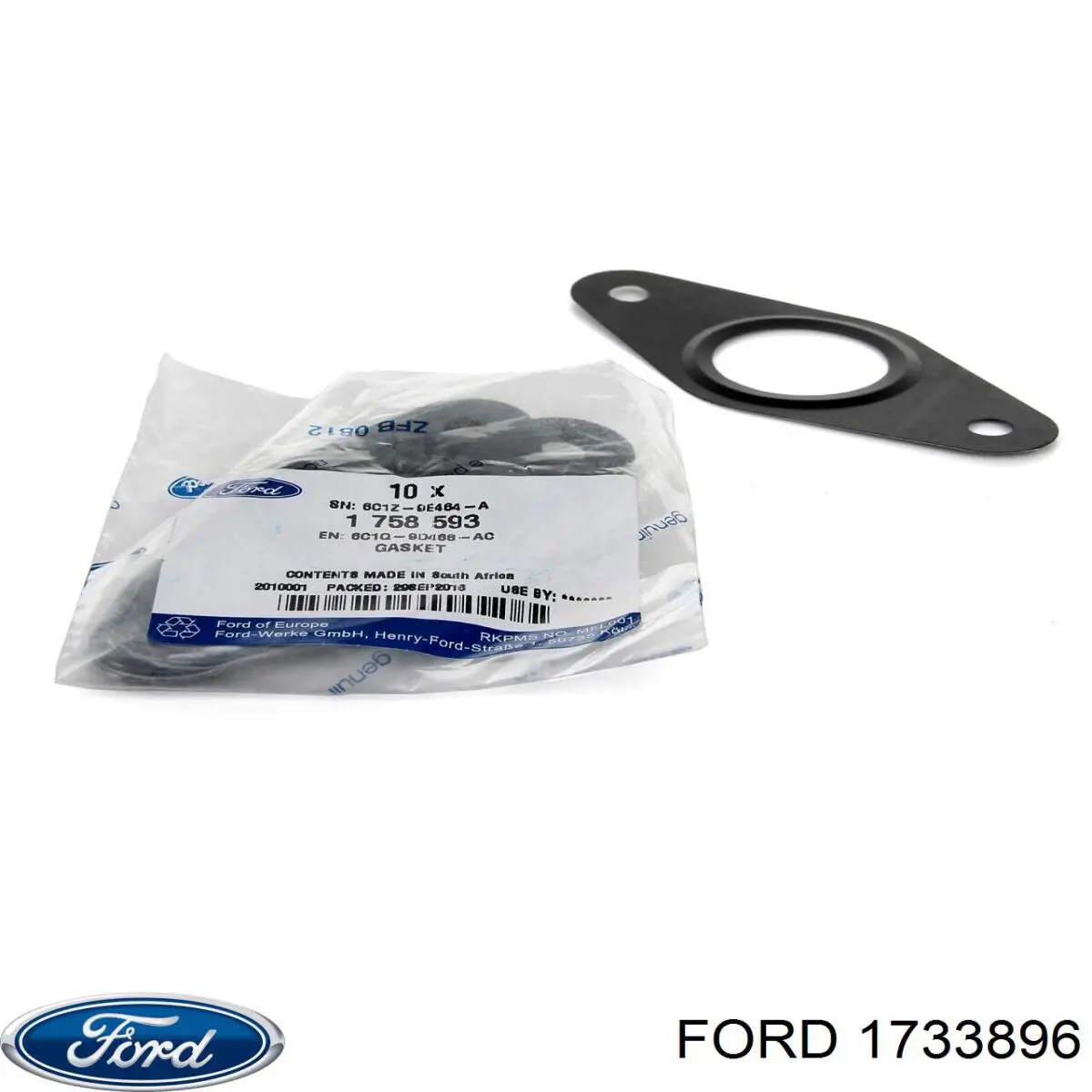 AB399451BA Ford Junta de sistema de escape