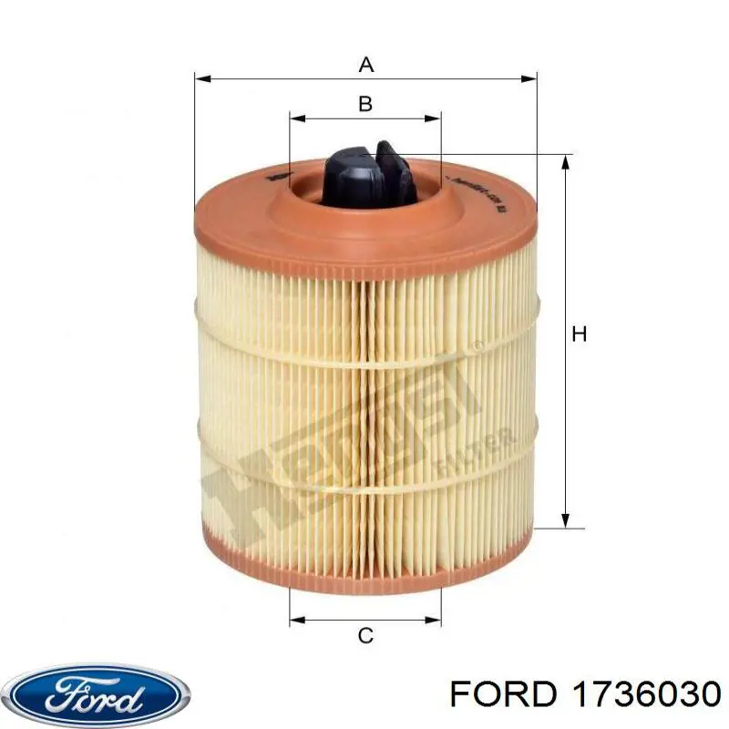 1736030 Ford filtro de aire