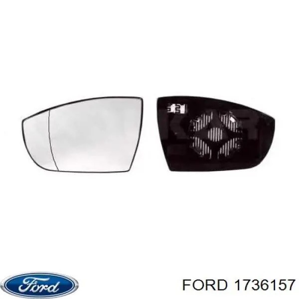 Cristal de espejo retrovisor exterior izquierdo Ford 1736157 precio, desde 22,69 EUR