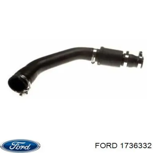 1736332 Ford tubo flexible de aire de sobrealimentación derecho