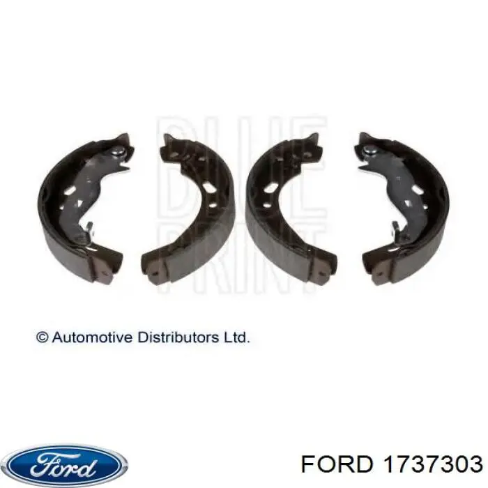 1737303 Ford zapatas de frenos de tambor traseras