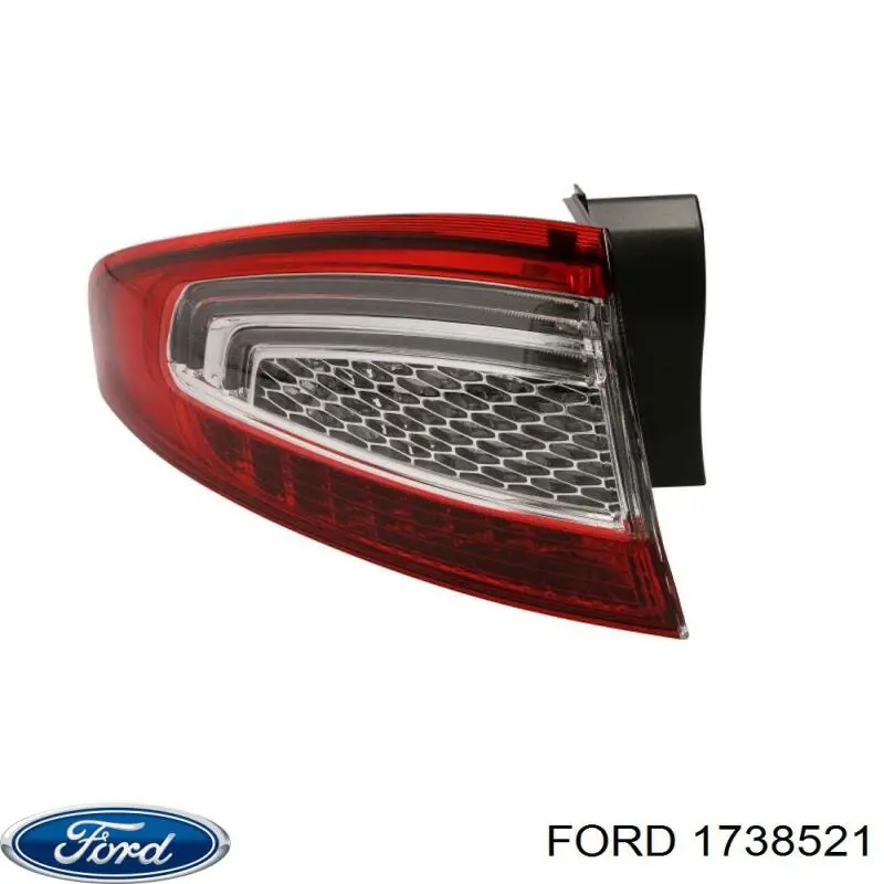 1738521 Ford piloto posterior exterior izquierdo