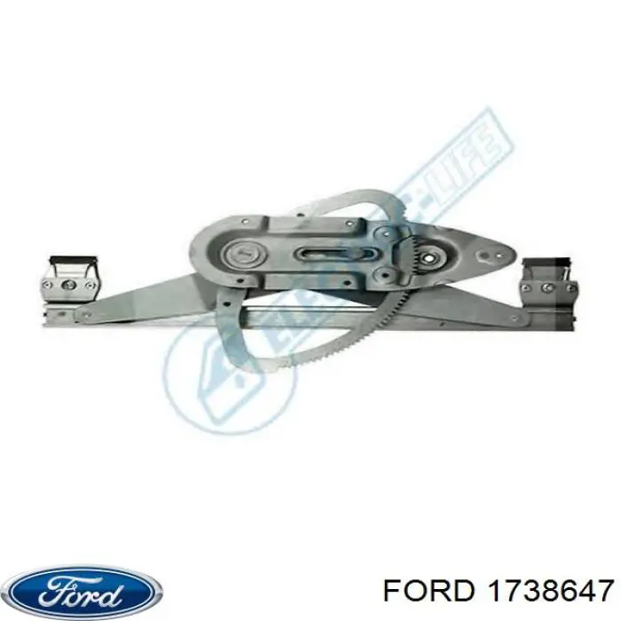 Mecanismo de elevalunas de la puerta trasera izquierda Ford 1738647 precio, desde 51,86 EUR