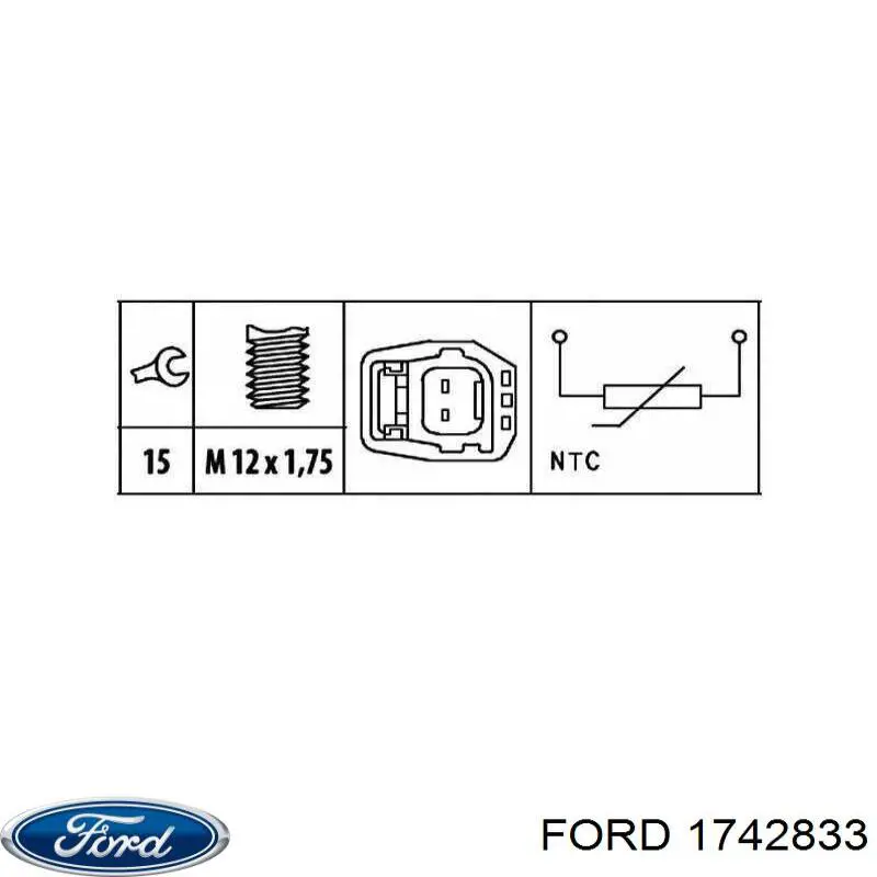 Comprar 1742833 Ford Sensor de temperatura de agua