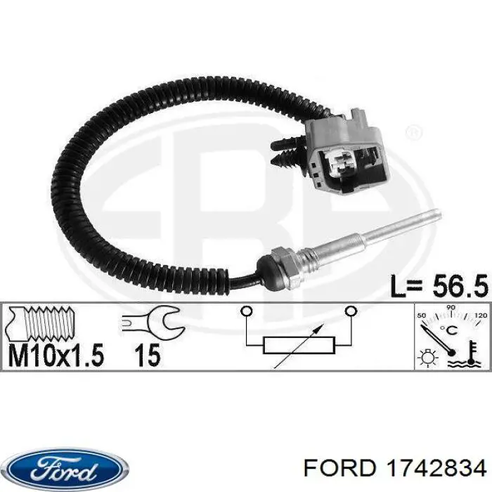 1742834 Ford sensor de temperatura