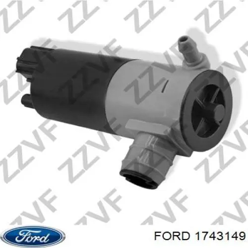 Bomba de agua limpiaparabrisas, delantera Ford 1743149 precio, desde 11,65 EUR
