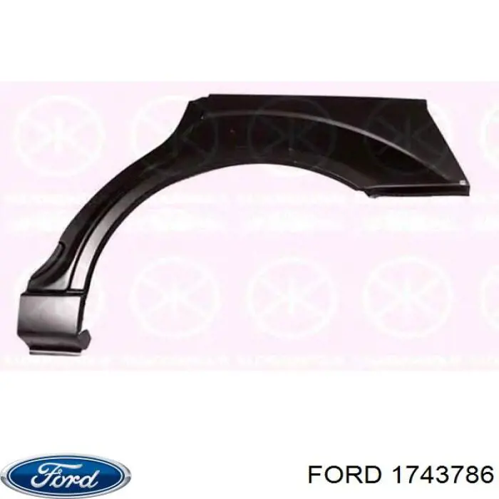 Repuesto de arco de rueda Trasero Izquierdo para Ford Focus (CB8)