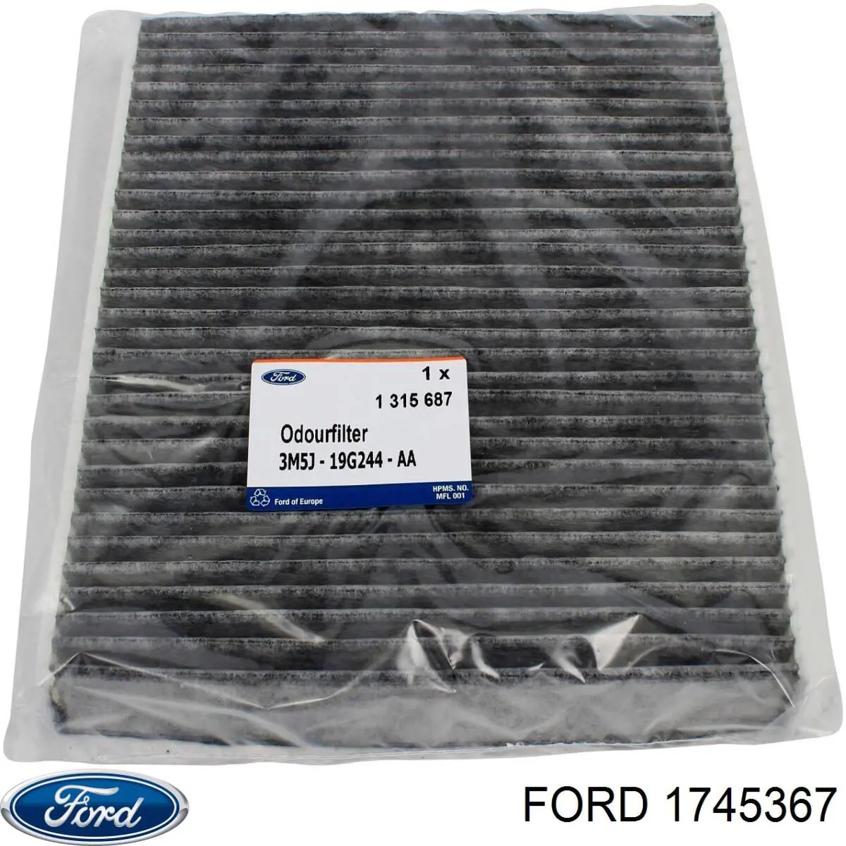 Tercera luz de freno 1745367 Ford