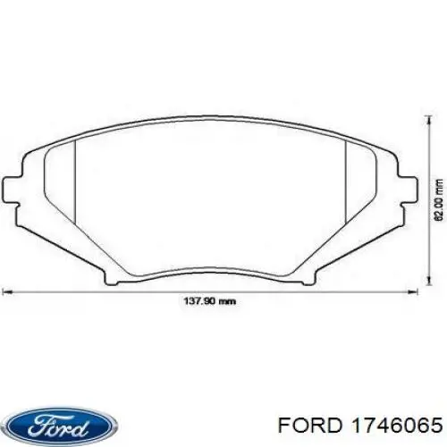 1728719 Ford Embrague motor