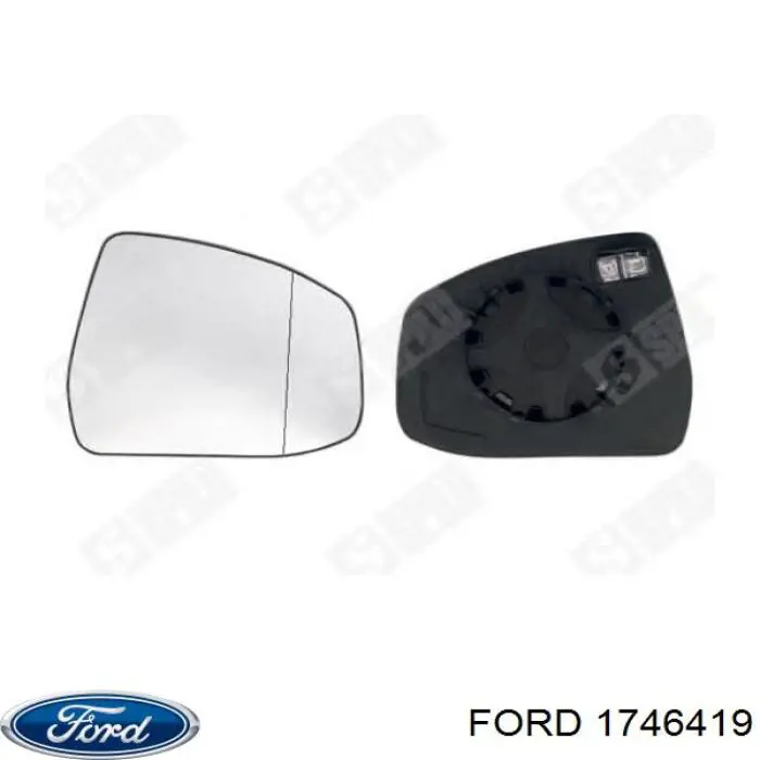 Cristal de espejo retrovisor derecho Ford 1746419 precio, desde 19,09 EUR