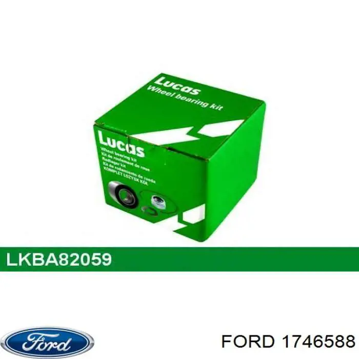 1746588 Ford cojinete de rueda delantero