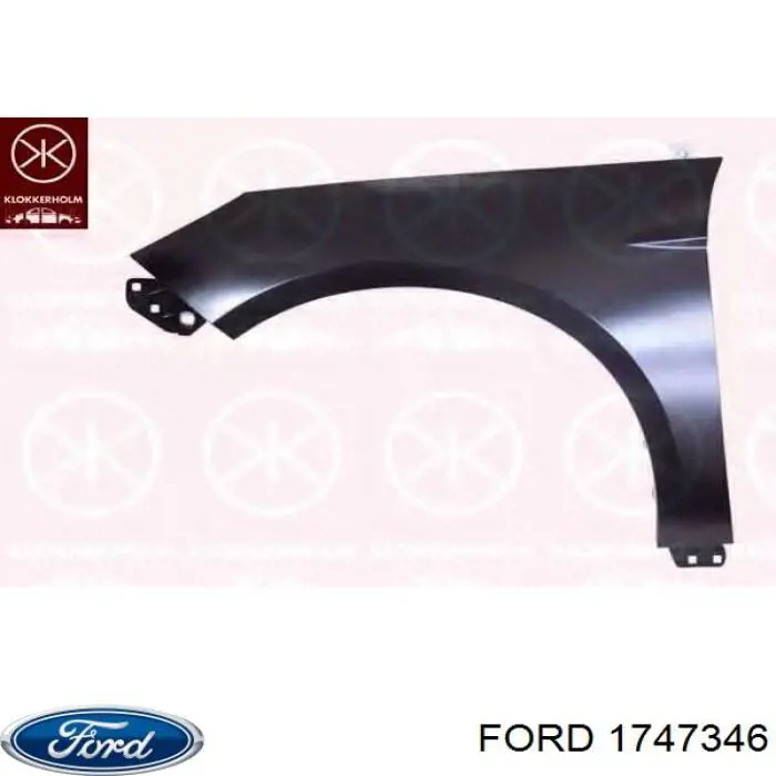 1747346 Ford guardabarros delantero derecho