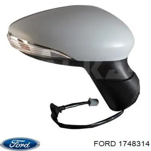 Luz intermitente de retrovisor exterior derecho para Ford Fiesta (CB1)