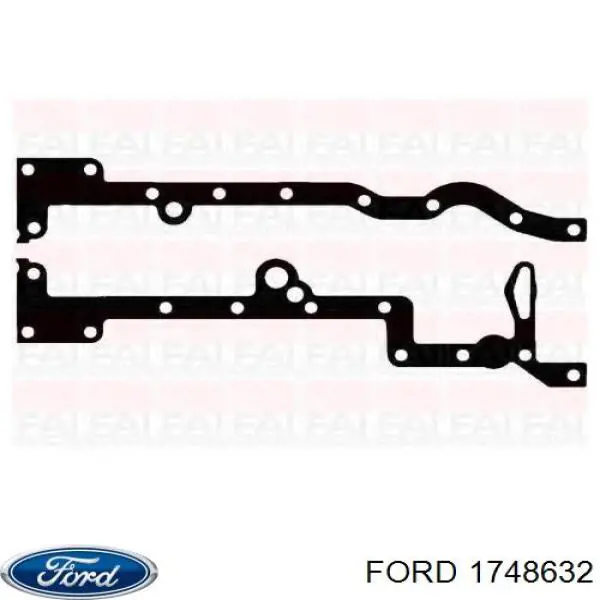 1748632 Ford Junta superior del cárter de aceite del motor