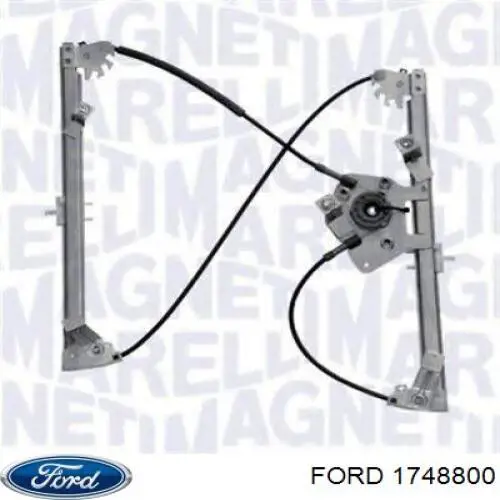 1723649 Ford mecanismo de elevalunas, puerta delantera derecha