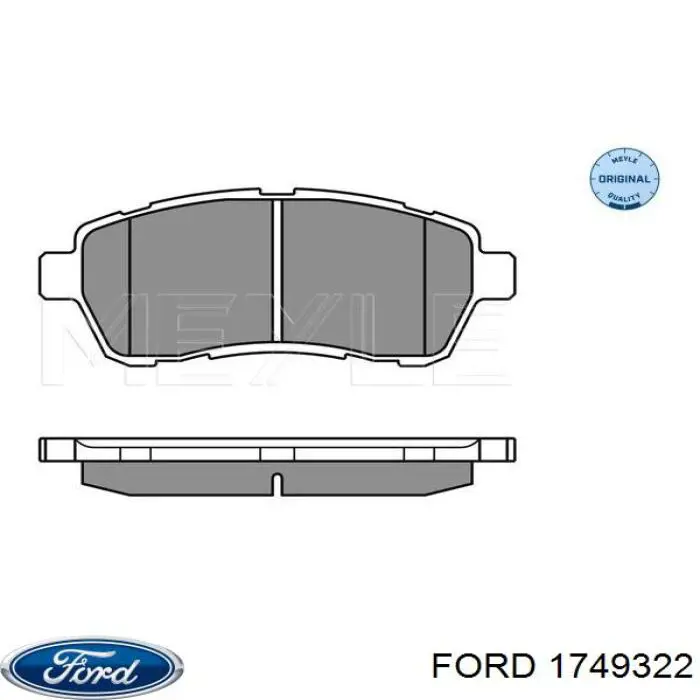 Comprar 1749322 Ford Pastillas delanteras de freno
