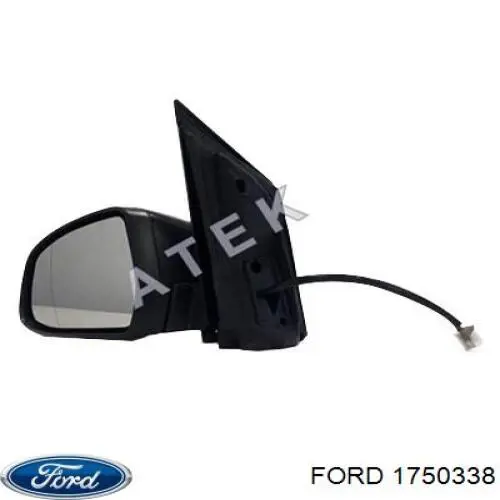 1750338 Ford espejo retrovisor izquierdo