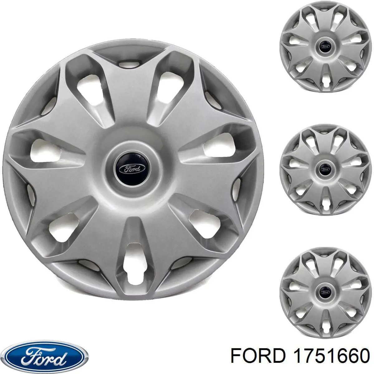Tornillo de rueda 1751660 Ford