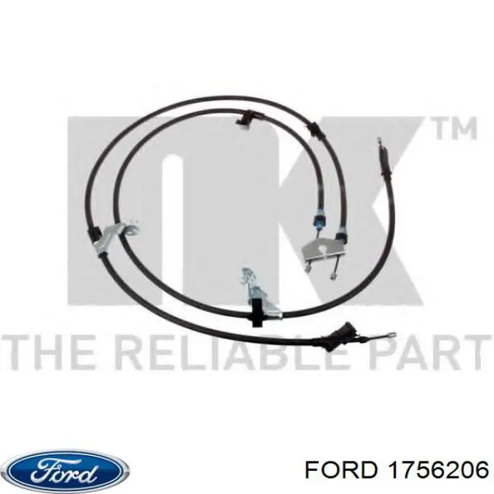 Cable de freno de mano trasero derecho/izquierdo Ford BV612A603AH precio, desde 37,75 EUR