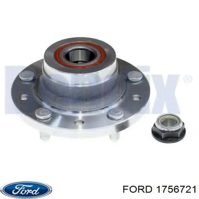 1756721 Ford cubo de rueda trasero