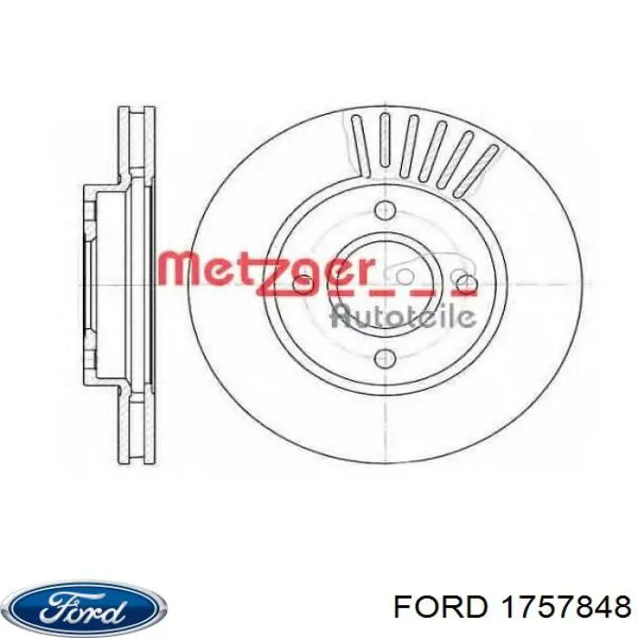 Frenos delanteros Ford 1757848 precio, desde 29,12 EUR