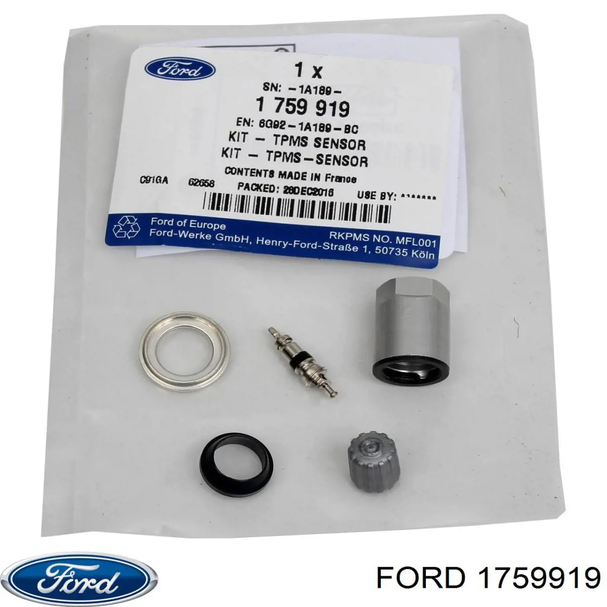 1759919 Ford sensor de presion de neumaticos