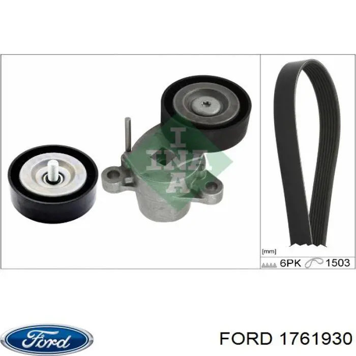 Comprar 1761930 Ford Tensor de correa poli V 