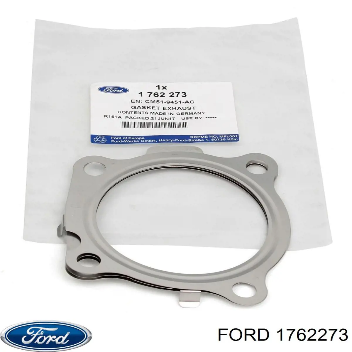 1762273 Ford Junta de turbina de escape