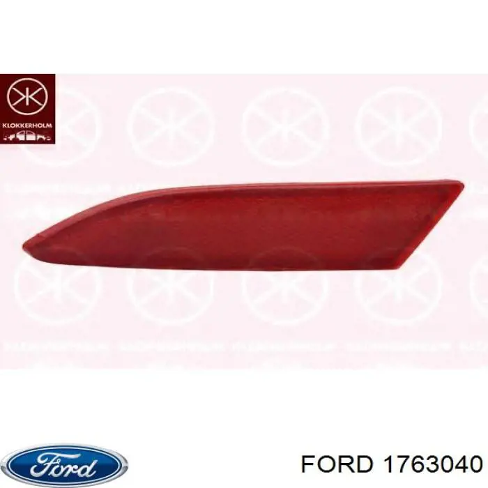 BM51515C0AE Ford Reflector, trasero, izquierdo