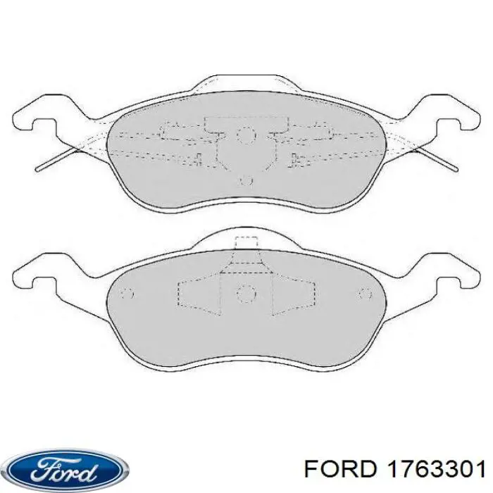 1763301 Ford Pastillas delanteras
