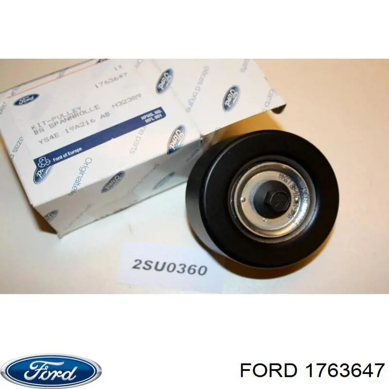 1763647 Ford polea inversión / guía, correa poli v