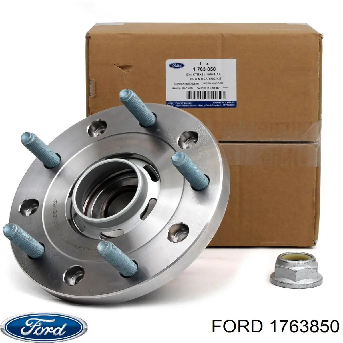 1763850 Ford cubo de rueda trasero