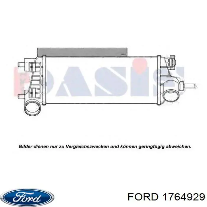 1764929 Ford radiador de aire de admisión