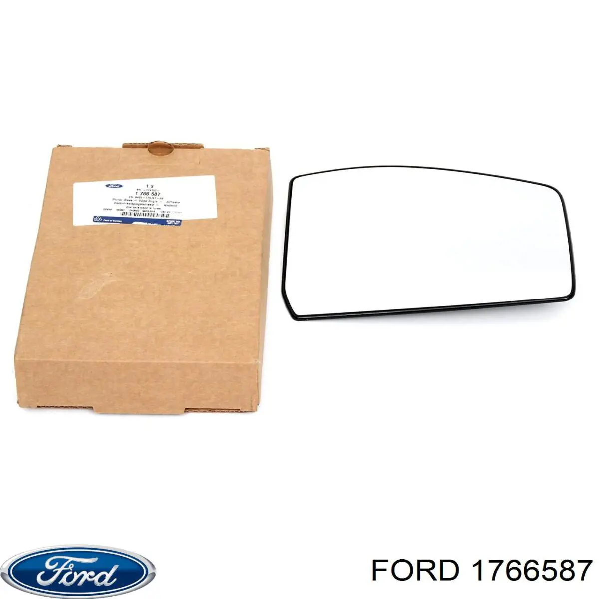 1766587 Ford cristal de espejo retrovisor exterior izquierdo