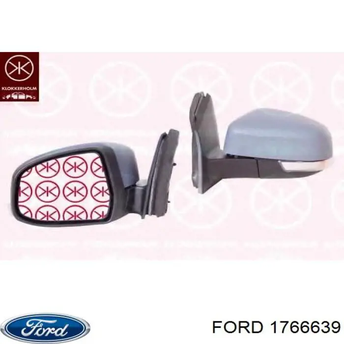 1766639 Ford espejo retrovisor derecho